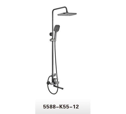 KLG 5588-K55-12 Душевая система с верхним душем и ручной лейкой