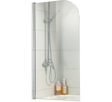 MERRIT Душевая шторка 700*1500, пр-ль серебро, стекло прозр 5 мм. Easy Clean распашная