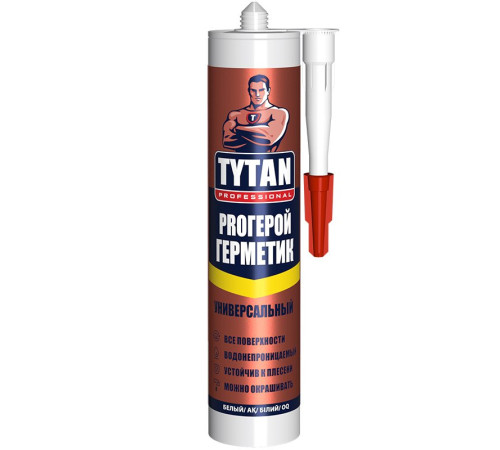 Tytan Proffesional Герметик Универсальный PROГЕРОЙ бесцветный 280 мл