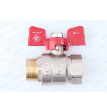 Кран шаровый ROMMER 3/4" ВН бабочка усиленный