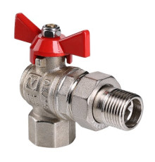 VT.228.N.04 Кран VALTEC 1/2" г/ш баб американка УГЛОВОЙ