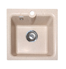 Кухонная мойка GranAlliance G-28 песок,410х410х185