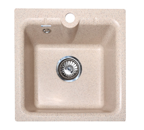 Кухонная мойка GranAlliance G-28 песок,410х410х185