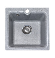 Кухонная мойка GranAlliance G-28 темно-серый,410х410х185