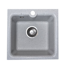 Кухонная мойка GranAlliance G-28 серый,410х410х185
