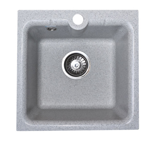 Кухонная мойка GranAlliance G-28 серый,410х410х185