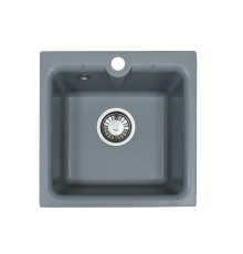 Кухонная мойка GranAlliance G-28 графит,410х410х185