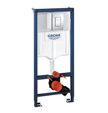 GROHE RAPID SL Инсталяция для подвес. унитаза 3в1 в сборе, с кнопкой смыва Skate Cosmopoliten